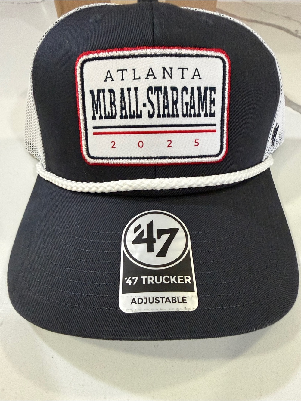 '47 Atlanta MLB All-Star Game Trucker Hat - Navy, White & Red